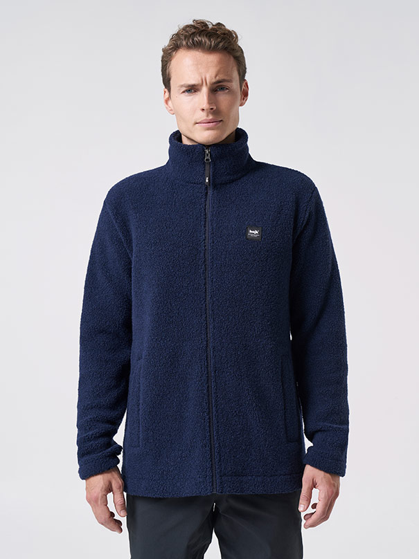 VARM Wool jacket - Ink blue in the group Fleece & Jackets /  at Hajk (1006-009-2)